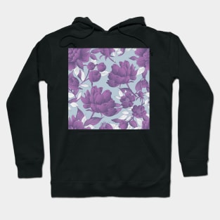 Flower Pattern love Hoodie